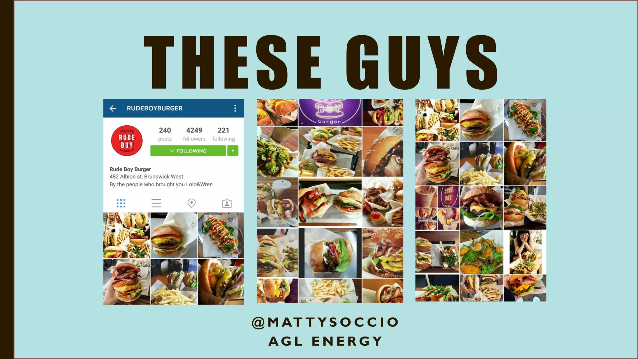 @ M AT T Y S O C C I O
A G L E N E R G Y
THESE GUYS
 