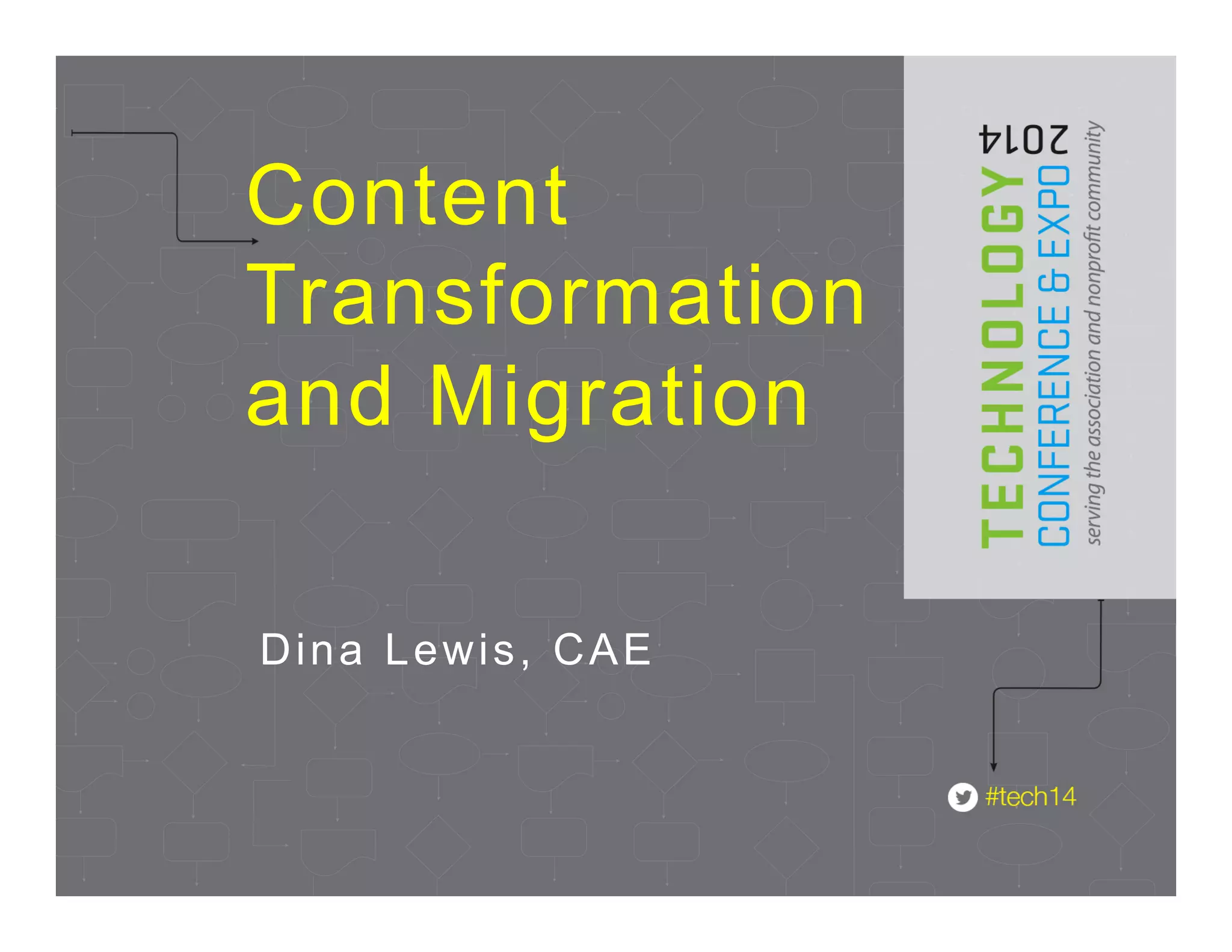 •  What Is It?
–  A set of terms (controlled vocabulary) and content
attributes (metadata) that can be applied to content
items
–  The underlying data structure of the website
•  Why Use It?
–  Helps describe and categorize content items
–  Creates relationships among content items
–  Helps make content items ﬁndable through
navigation
and search
 