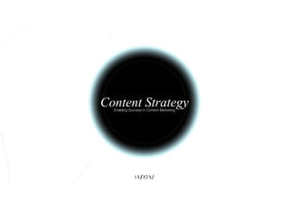 Content Strategy Enabling Success in Content Marketing 
 