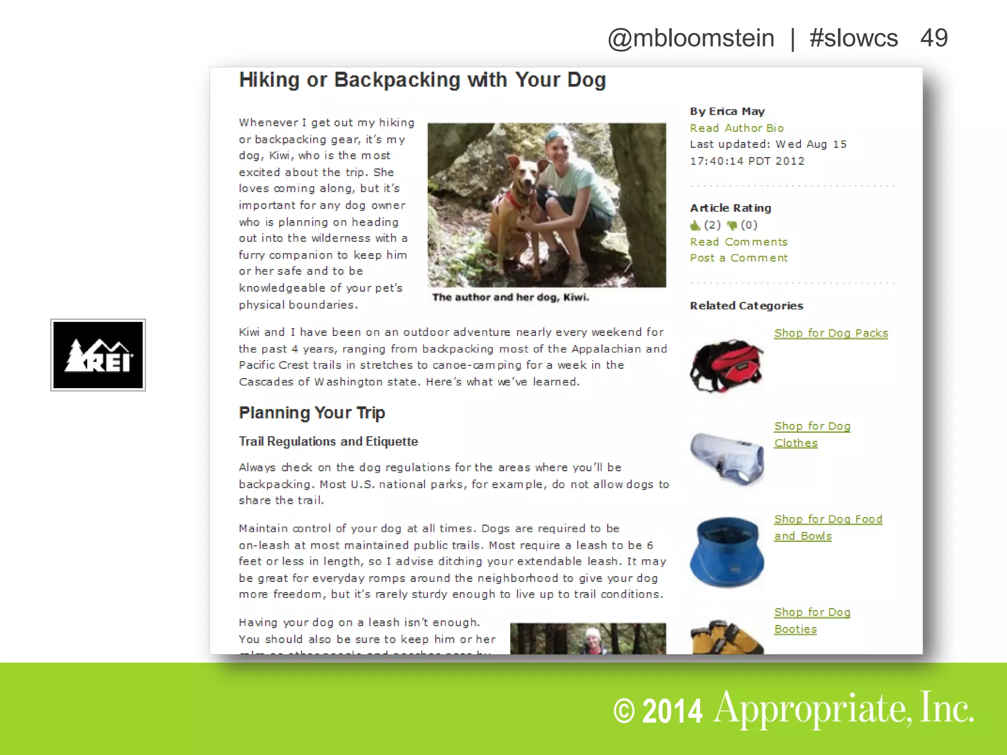 @mbloomstein | #slowcs 49
© 2014
 