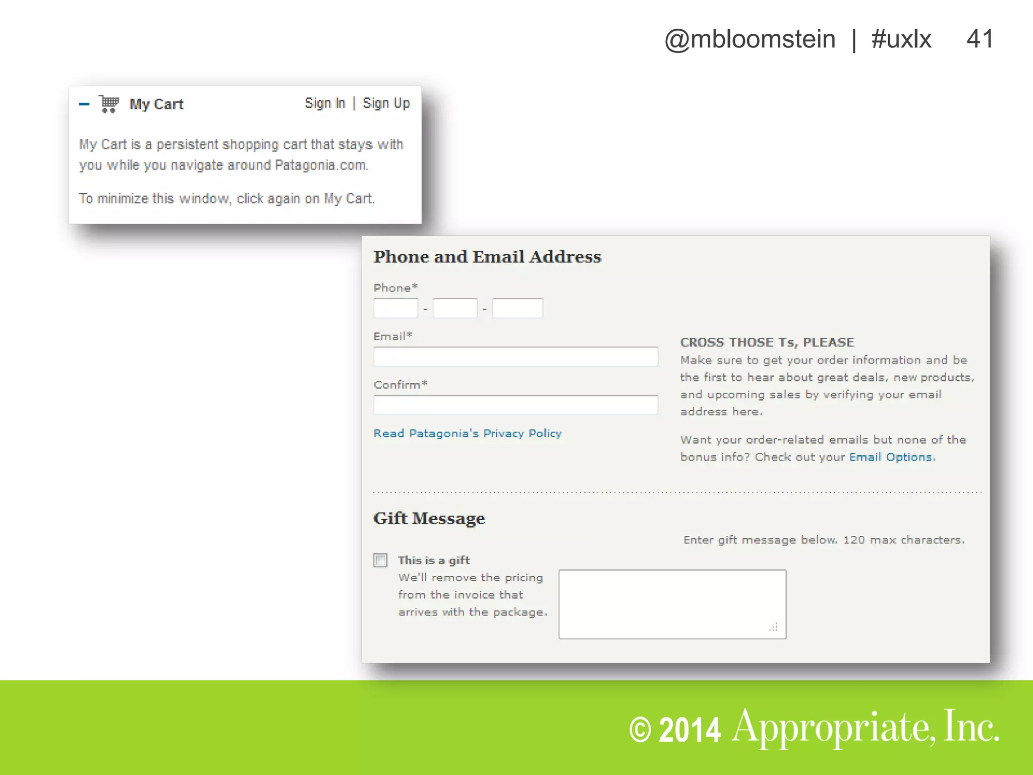 @mbloomstein | #uxlx 41
© 2014
 