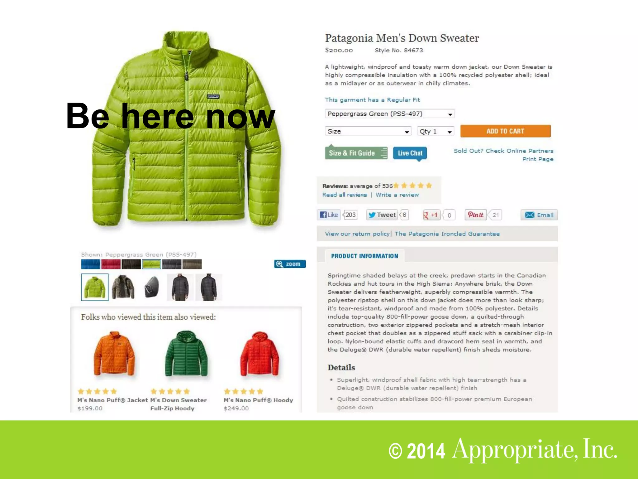 @mbloomstein | #uxlx 69
© 2014
Be here now
 