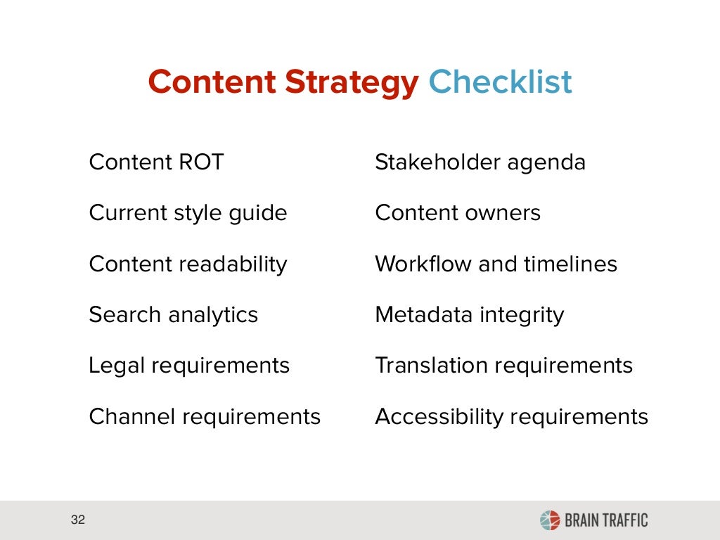 Example Content Strategy Roadmap 43