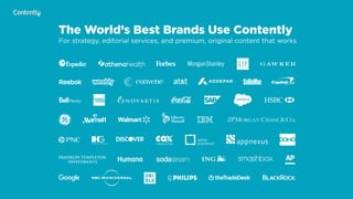 The World’s Best Brands Use Contently
For strategy, editorial services, and premium, original content that works
4
 