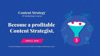 What's in My 6-Week Program, The Content Strategy & Marketing Course?