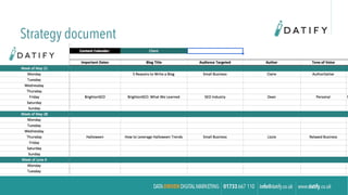 Strategy document	
 
 