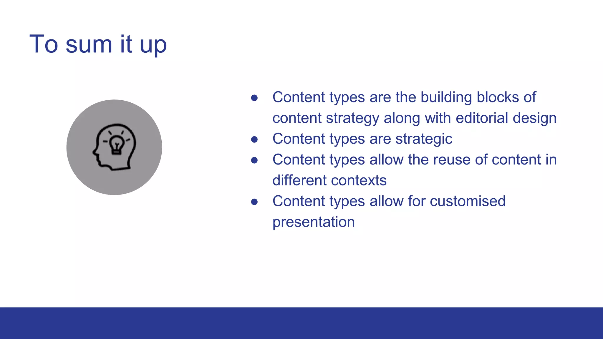 Building a content strategy with content types | PPT