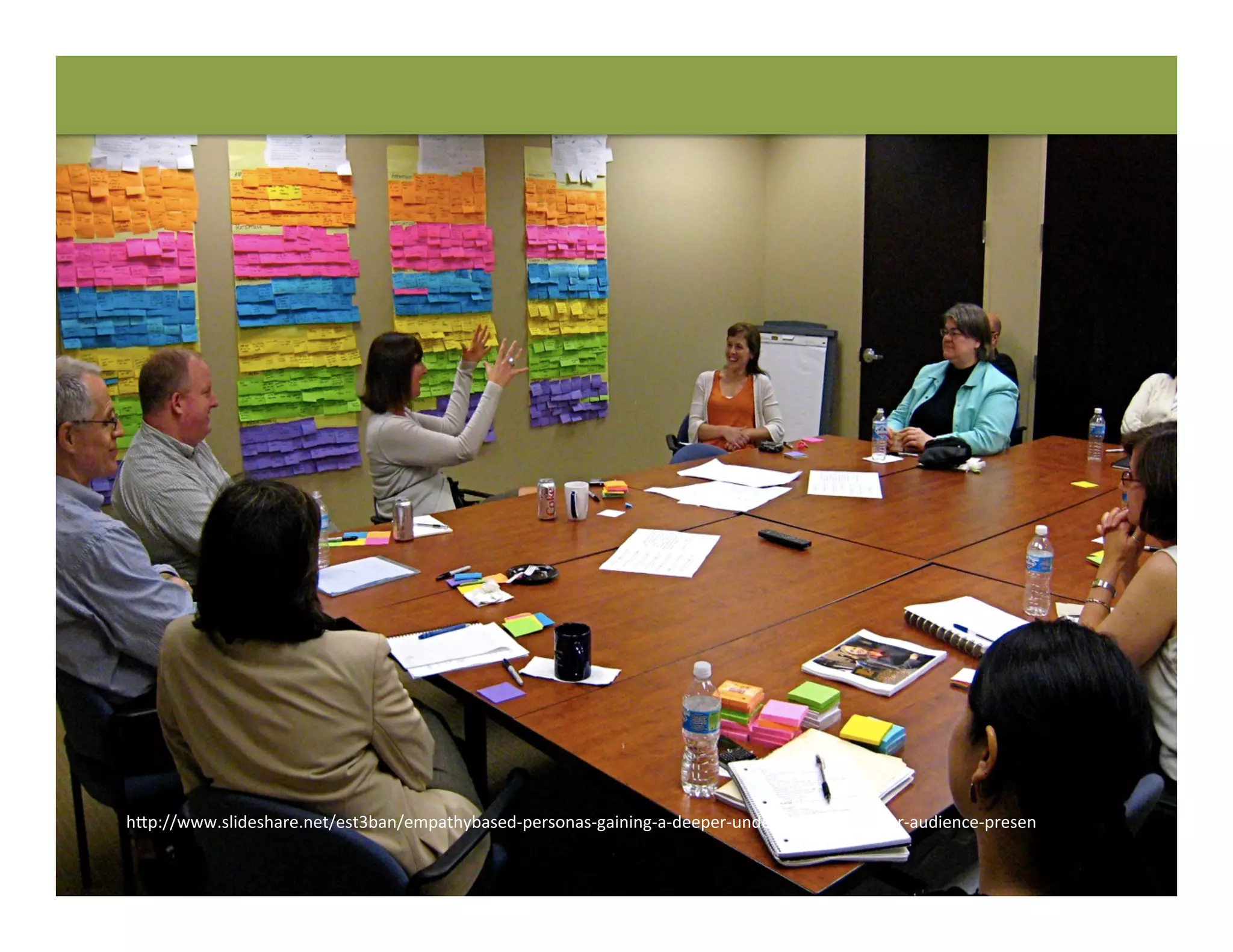 61	
  
h"p://www.slideshare.net/est3ban/empathybased-­‐personas-­‐gaining-­‐a-­‐deeper-­‐understanding-­‐of-­‐your-­‐audience-­‐presen	
  
 