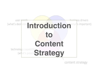 Content strategy roadmap - ASAE Tech2015 Slide 4