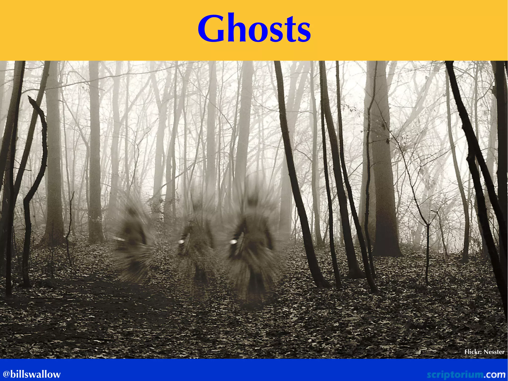 Ghosts 
Flickr: Nesster 
@billswallow  