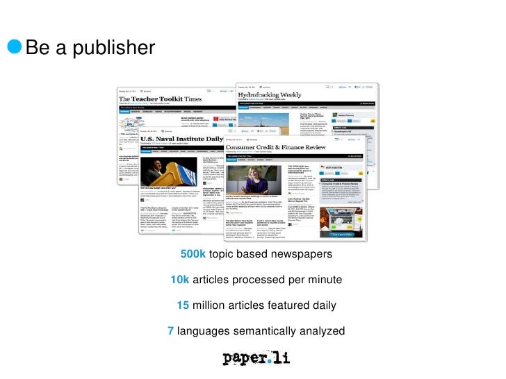 Content strategy with paper.li