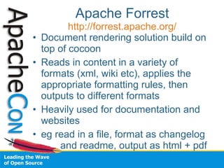Apache Different If You Have The Content, Then Apache Has The Technology! | ODP