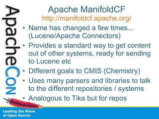 Apache Different If You Have The Content, Then Apache Has The Technology! | ODP