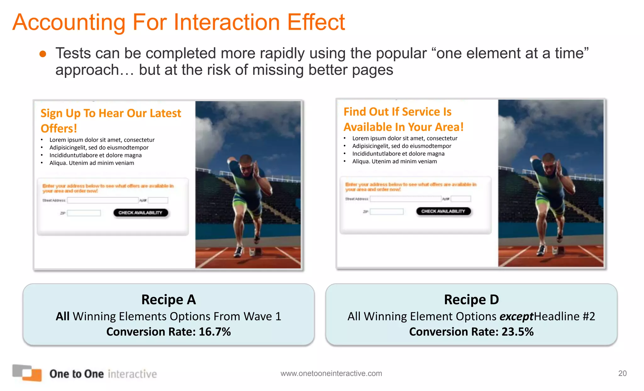 Text surrounding, “prompting” CTAs