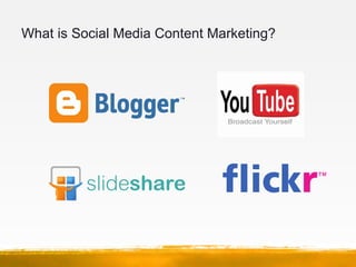 What is Social Media Content Marketing?
 