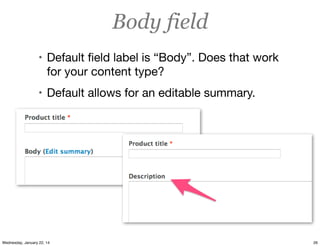 Preventing Drupal Headaches: Content Type Checklist | PDF