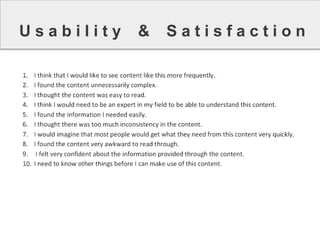 Usability&Satisfaction  