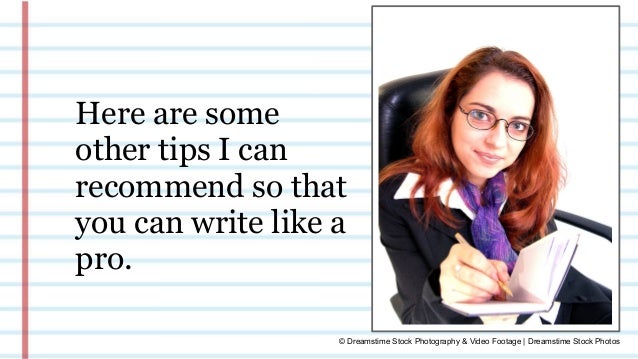 Writer for hire