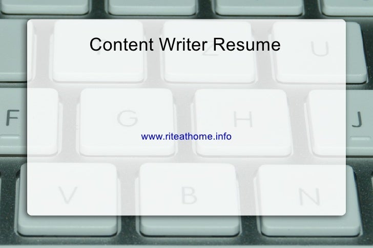 content writer resume wwwriteathomeinfo