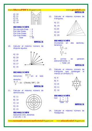 Conteo de figuras  ejercicios resueltos