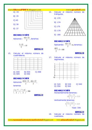 Conteo de figuras  ejercicios resueltos
