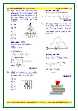 Conteo de figuras  ejercicios resueltos