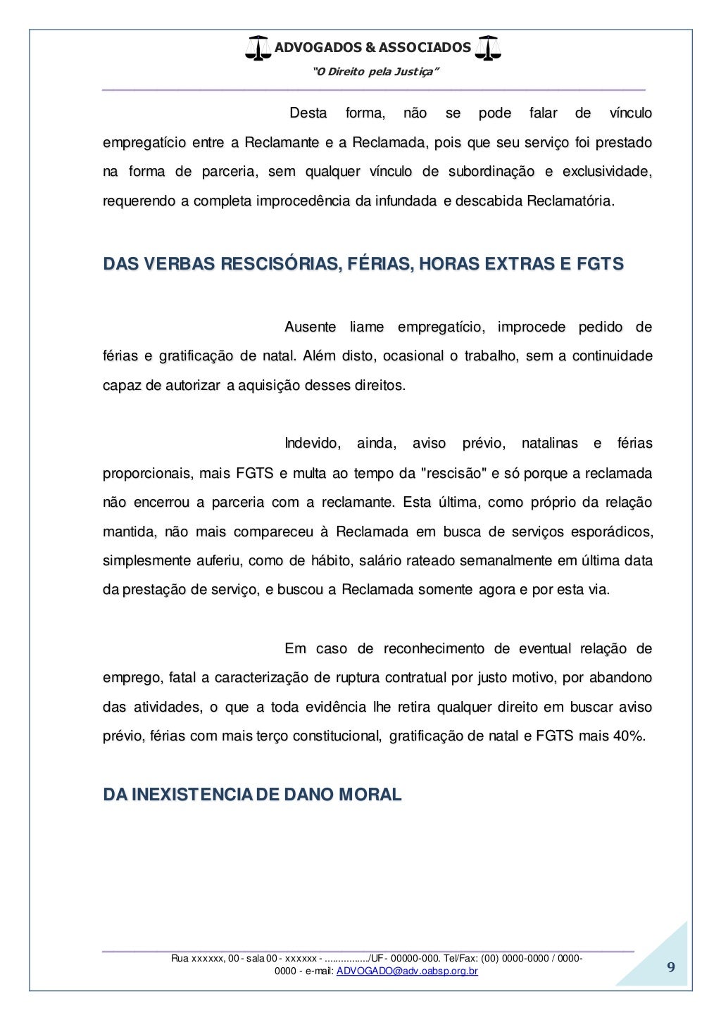 Em Uma Ação Trabalhista O Reclamante Afirma Que Diariamente