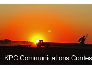 KPC Communications Contest Awards
 