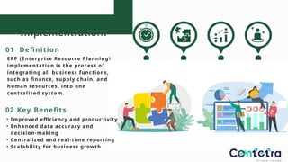 Implementation Con Contetra’s ERP Implementation Solution & Services | PPTX