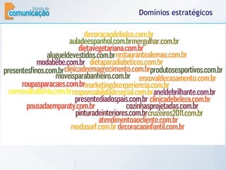 Domínios estratégicos 
