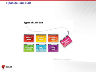 Tipos de Link Bait
 