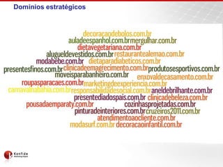 Domínios estratégicos
 