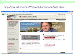 http://ocw.mit.edu/OcwWeb/web/home/home/index.htm   