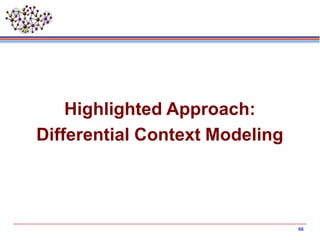 88
Highlighted Approach:
Differential Context Modeling
 