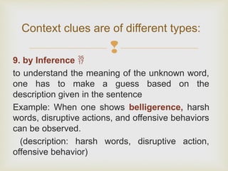 Context-Clues2 in English 8 lesson presentation.ppt