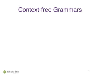 Context-free Grammars
4
 