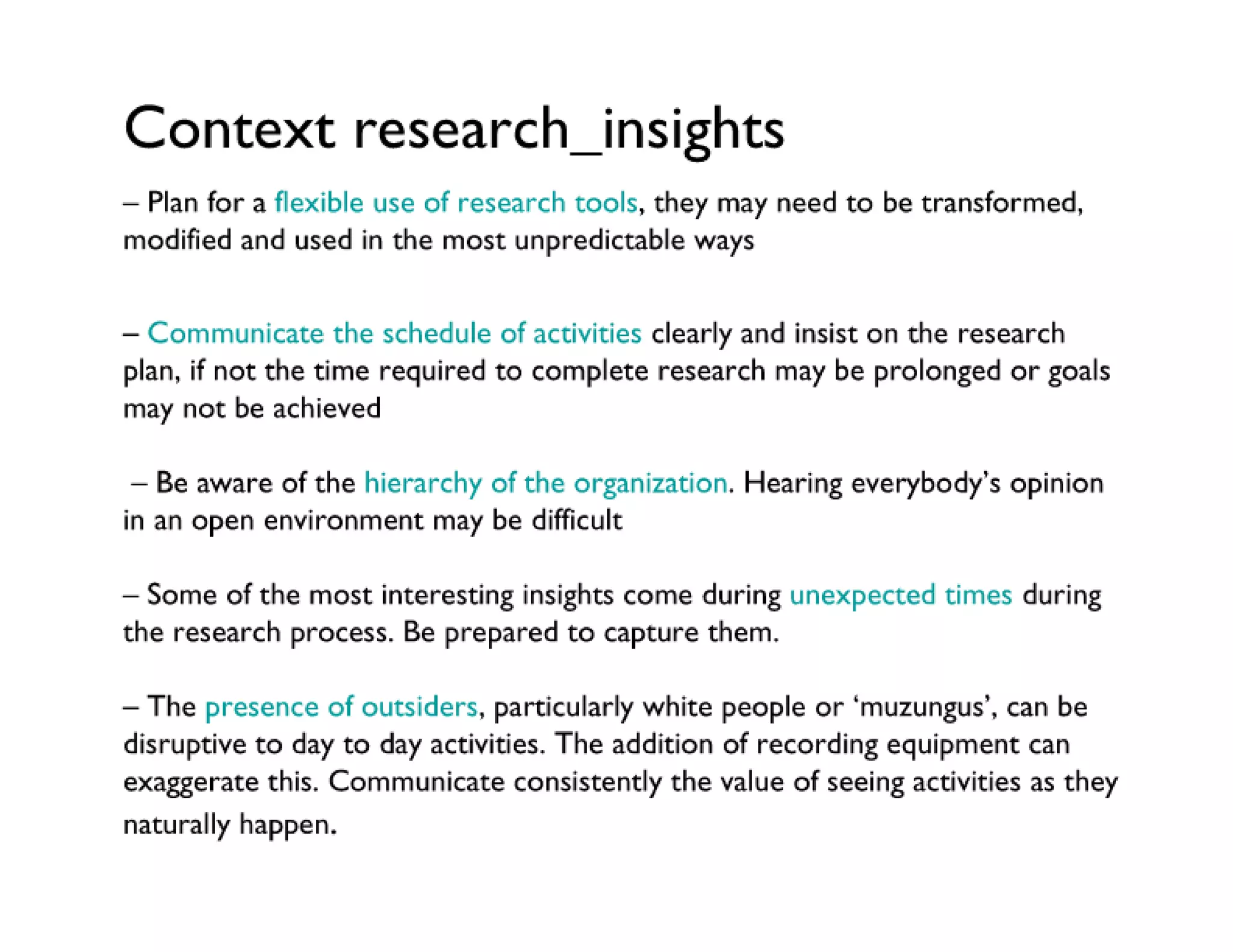 Context research tools and lessons | PPT