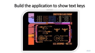 Build the application to show text keys
gfycat
..
 