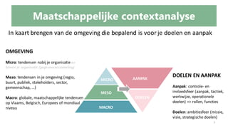 Maatschappelijke Contextanalyse | PDF