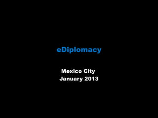 Context and e competencies for diplomats - jan 13