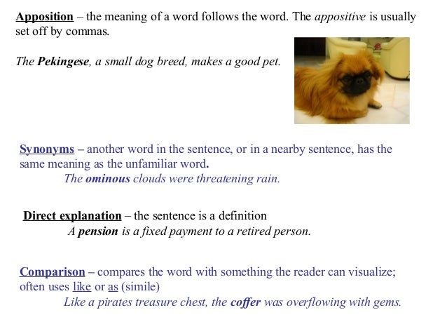 Context clues