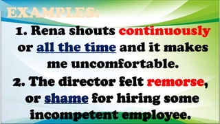 Remorseless Example CONTEXT CLUES. english 8 quarter 1 module 1 | PPTX
