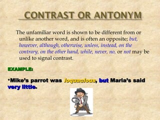 Context Clues (Power Point Presentation) | PPT