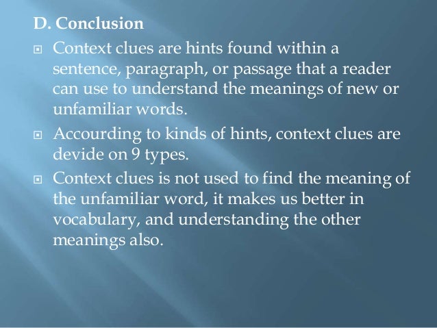 39+ Context Clues Definition Literature Images