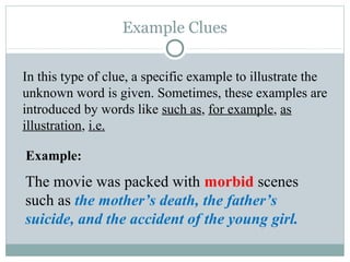 Context clues presentation[1] | PPT