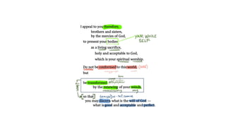 Context for Romans 12 to Help Us Understand the Therefore