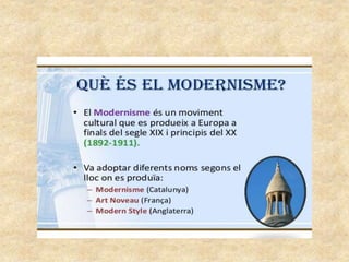 Context històric modernisme