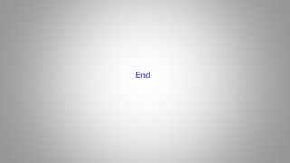 End

 