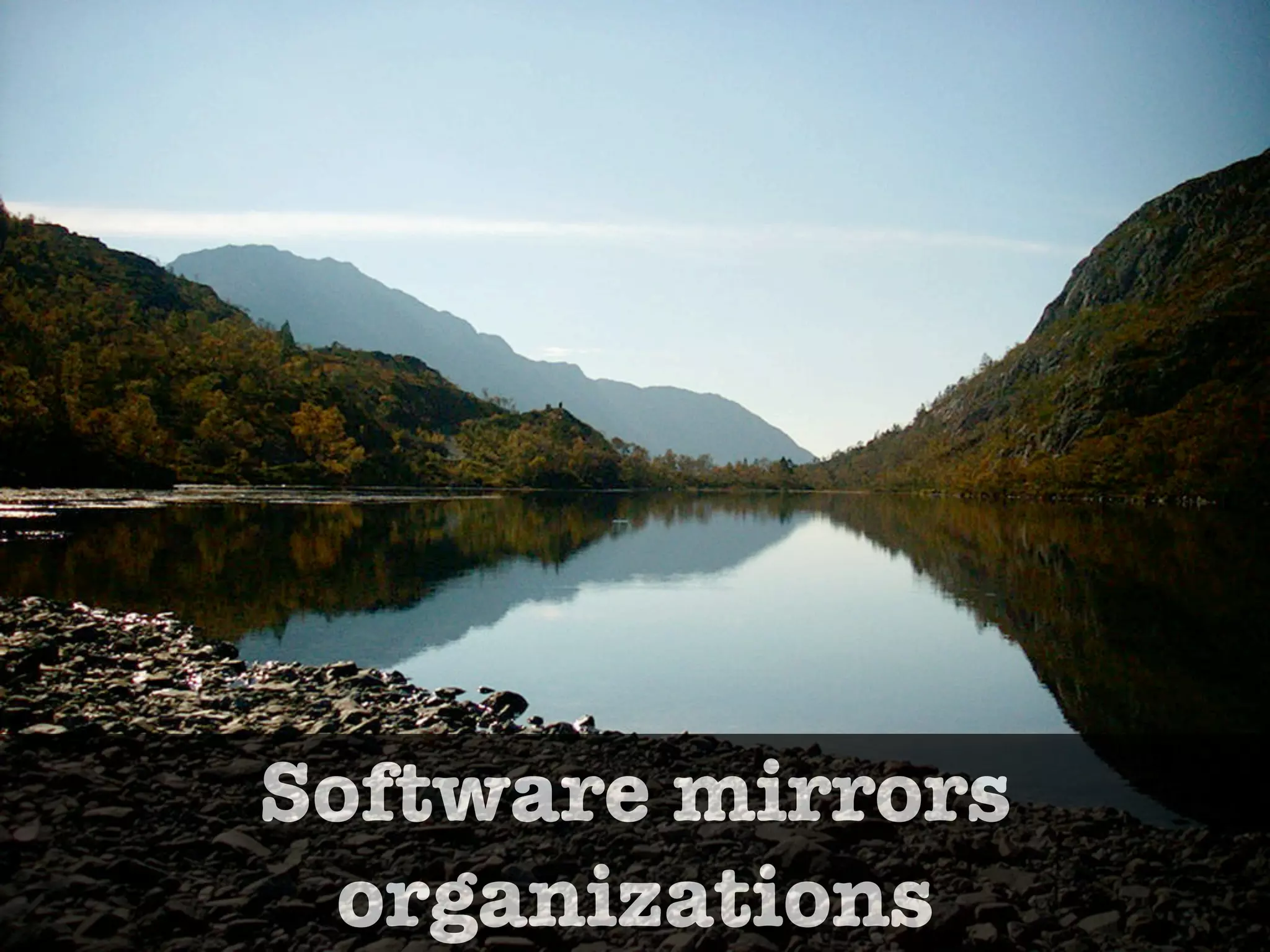 Software mirrors
 organizations
 