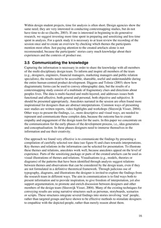 Context mapping by Froukje S. Visser, Pieter Jan Stappers, Remko Van ...